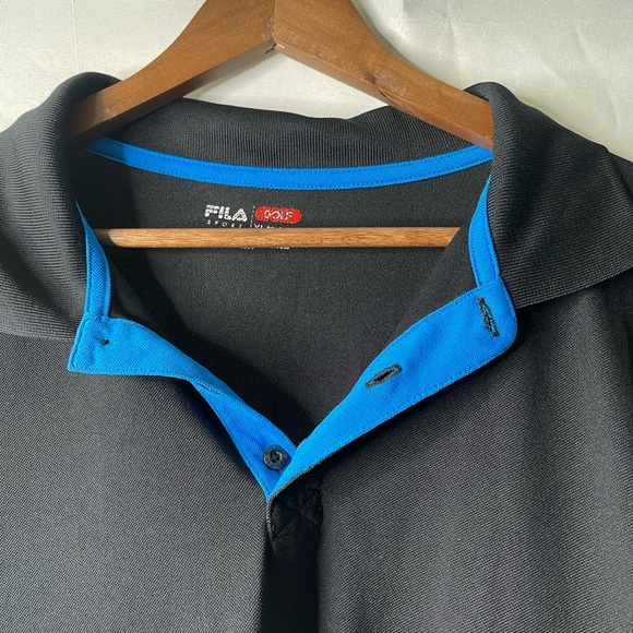 Men’s XL Fila Golf Long sleeves pullover polo shirt - Picture 3 of 7